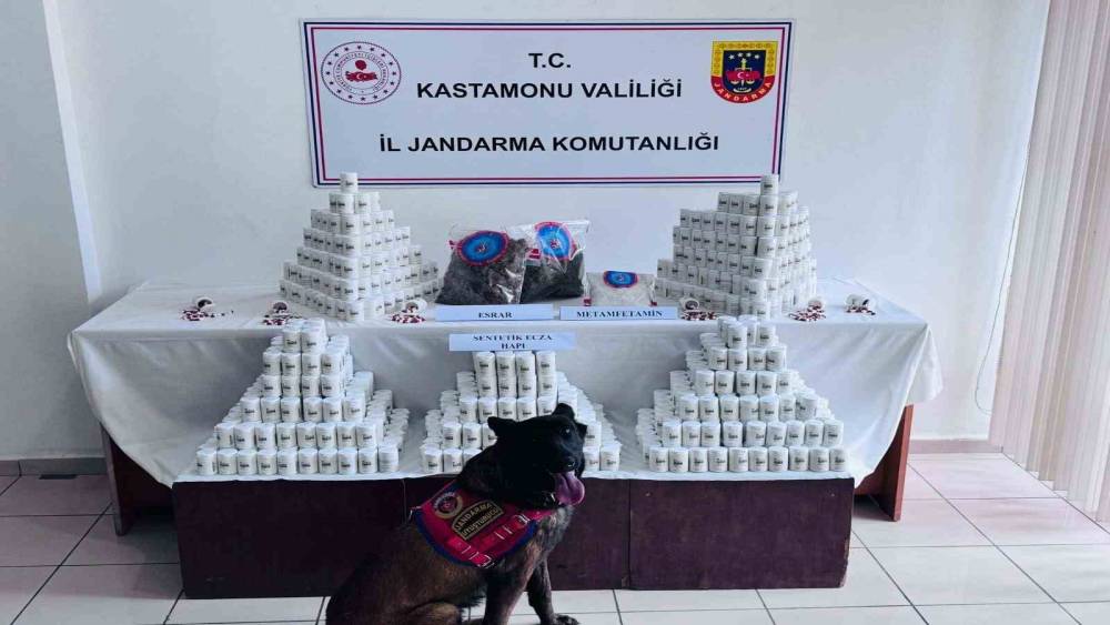 Binlerce sentetik ecza hapı ve uyuşturucuyla yakalanan sanığın yargılanmasına devam edildi
