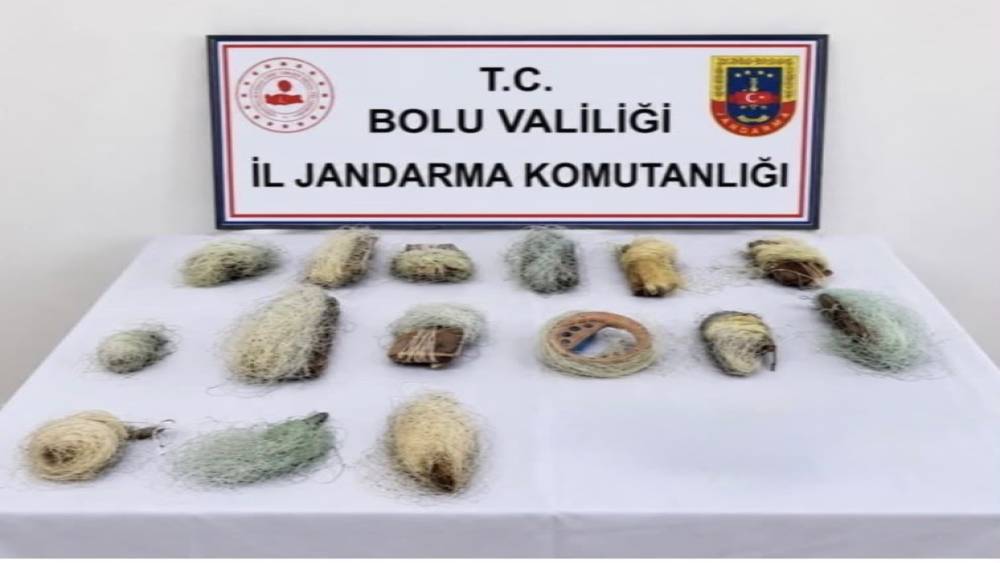 Bolu&rsquo;da 22,5 metre ka&ccedil;ak ağ ele ge&ccedil;irildi
