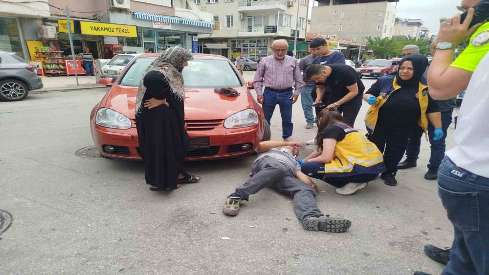 &Ccedil;ivril&rsquo;de elektrikli bisiklete otomobil &ccedil;arptı: 1
