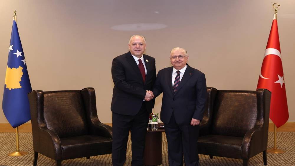 Bakan G&uuml;ler, Kosova Başbakan Yardımcısı Damka ile g&ouml;r&uuml;şt&uuml;
