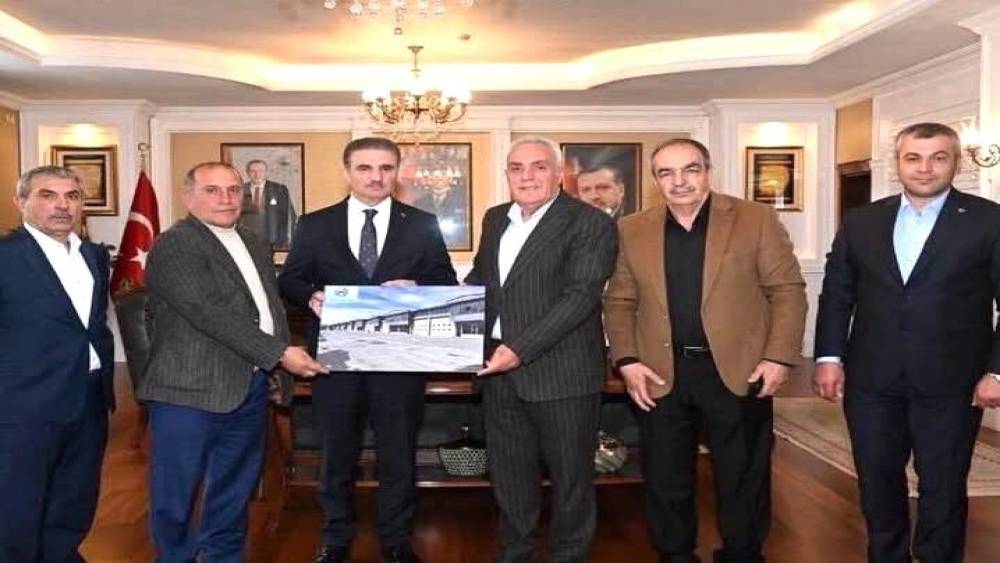 Akdağ Sanayi Yapı Kooperatifi&rsquo;nden Vali Aydın Baruş&rsquo;a ziyaret
