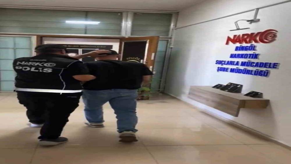 Bing&ouml;l&rsquo;de uyuşturucu operasyonu: 1 ş&uuml;pheli tutuklandı
