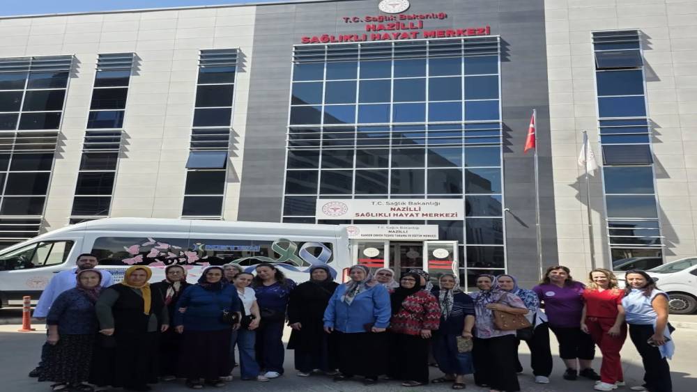Nazilli&rsquo;de kanser taramaları i&ccedil;in vatandaşlara &ccedil;ağrı
