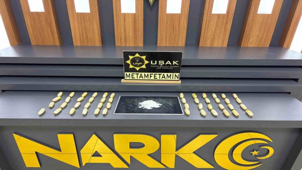 Midelerinden 1 kilo 70 gram metamfetamin &ccedil;ıktı
