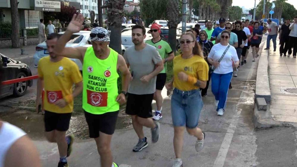 Organ bağışına dikkat &ccedil;ekmek i&ccedil;in farkındalık koşusu
