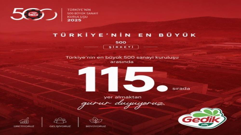 Gedik Pili&ccedil; devler liginde 115. sırada yer aldı
