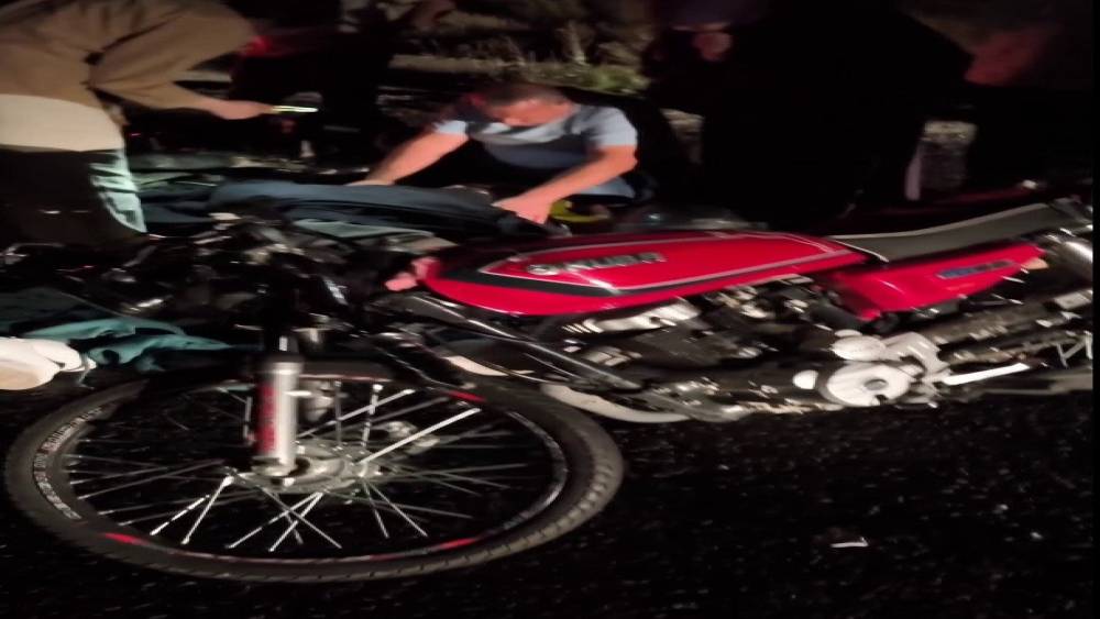 Erzurum&rsquo;da motosiklet kazası: 3 yaralı
