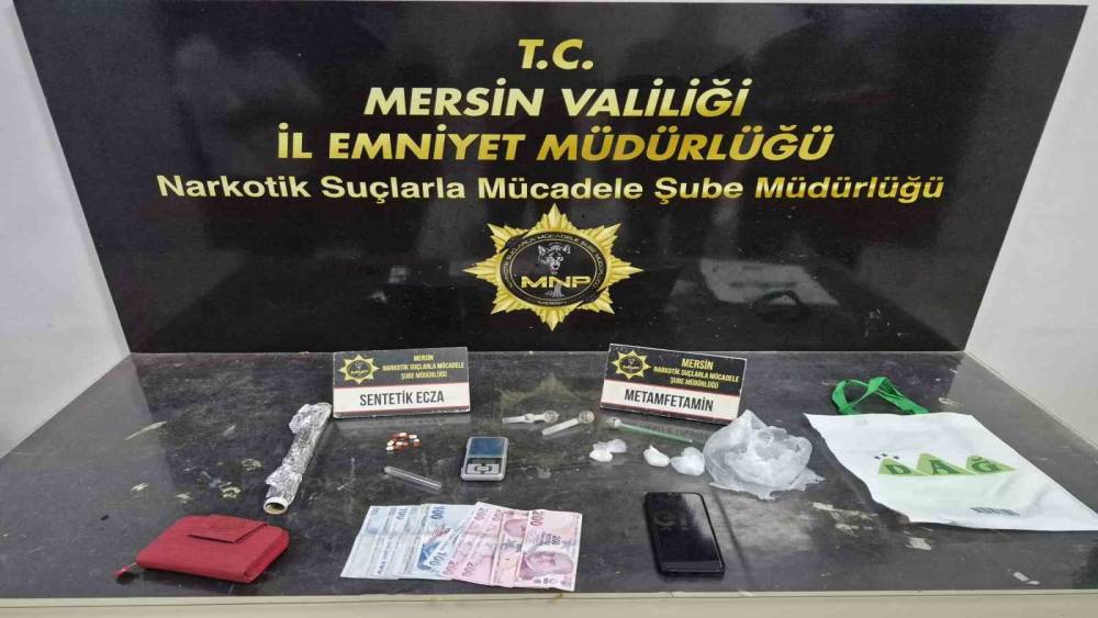 Mersin&rsquo;de uyuşturucu operasyonu: 2 ş&uuml;pheli tutuklandı
