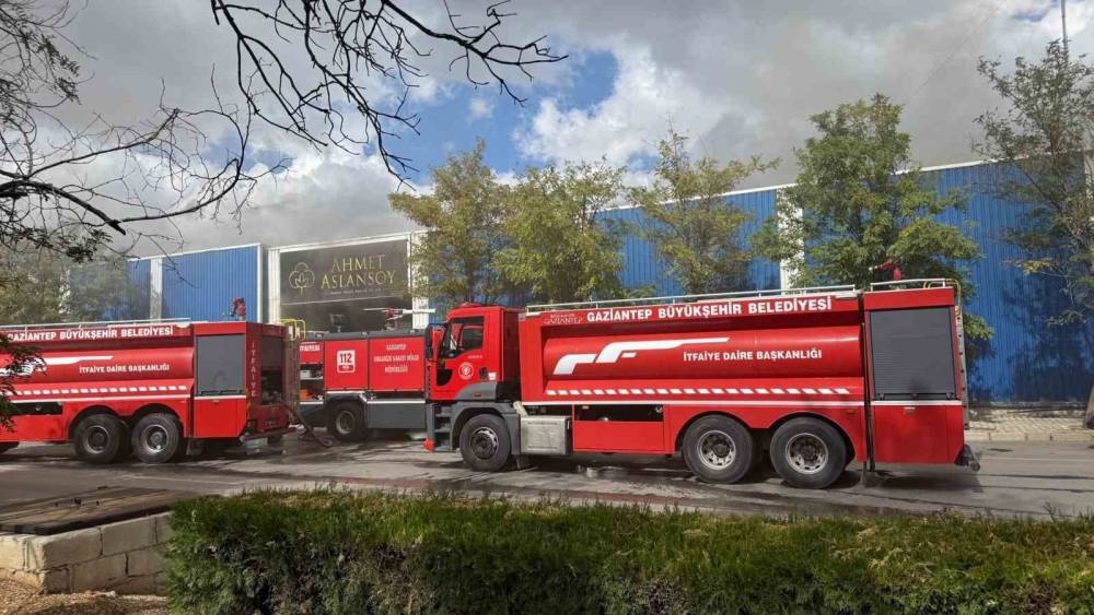 Gaziantep&rsquo;te pamuk fabrikasında yangın
