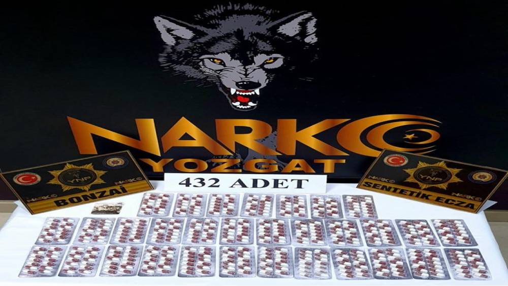 Yozgat&rsquo;ta 432 adet sentetik ele ge&ccedil;irildi
