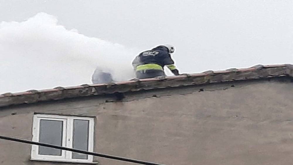 Muratlı&rsquo;da baca yangını korkuttu
