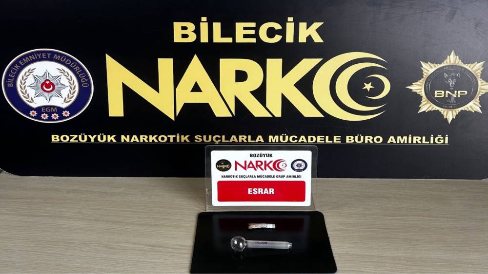 Bilecik&rsquo;te uyuşturucu operasyonu: 1 ş&uuml;pheli yakalandı

