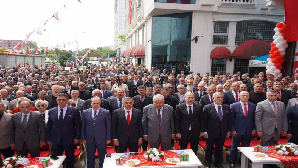 MHP Samsun İl Başkanlığı&rsquo;nın yeni hizmet binası a&ccedil;ıldı
