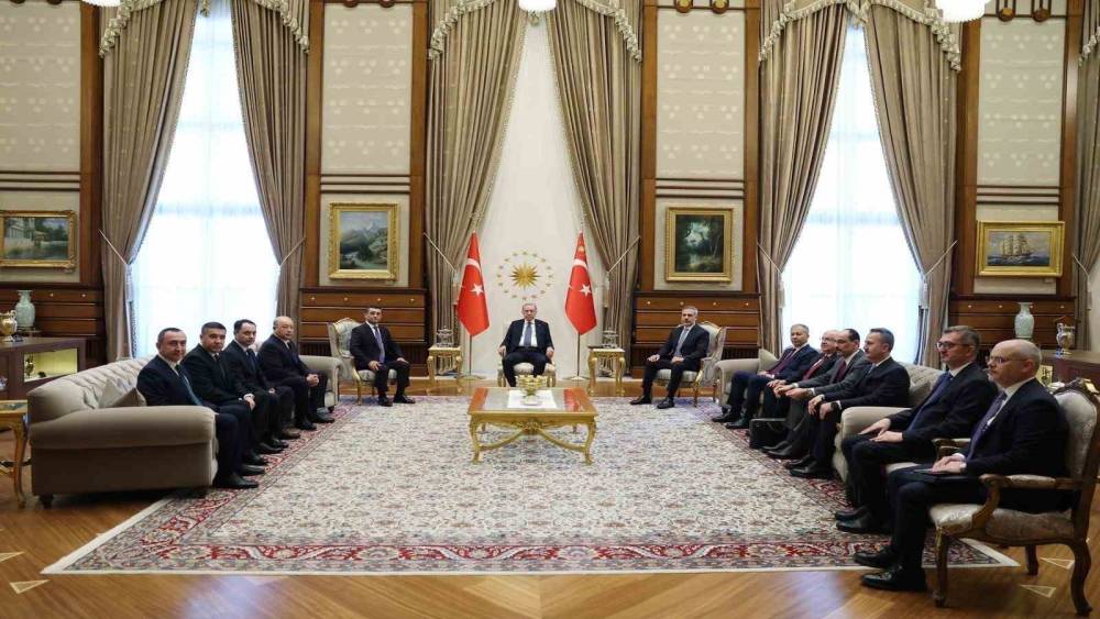 Cumhurbaşkanı Erdoğan, &Ouml;zbekistan heyetini kabul etti
