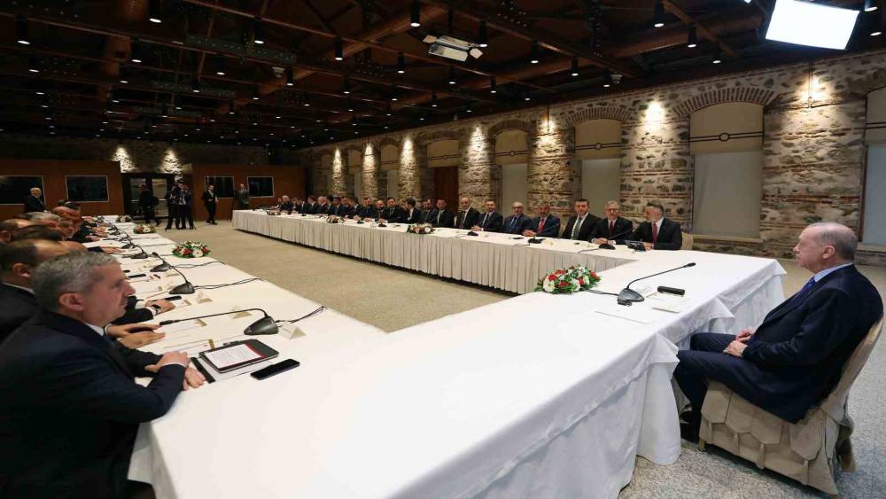 Cumhurbaşkanı Erdoğan, ASKON y&ouml;netim kurulunu kabul etti
