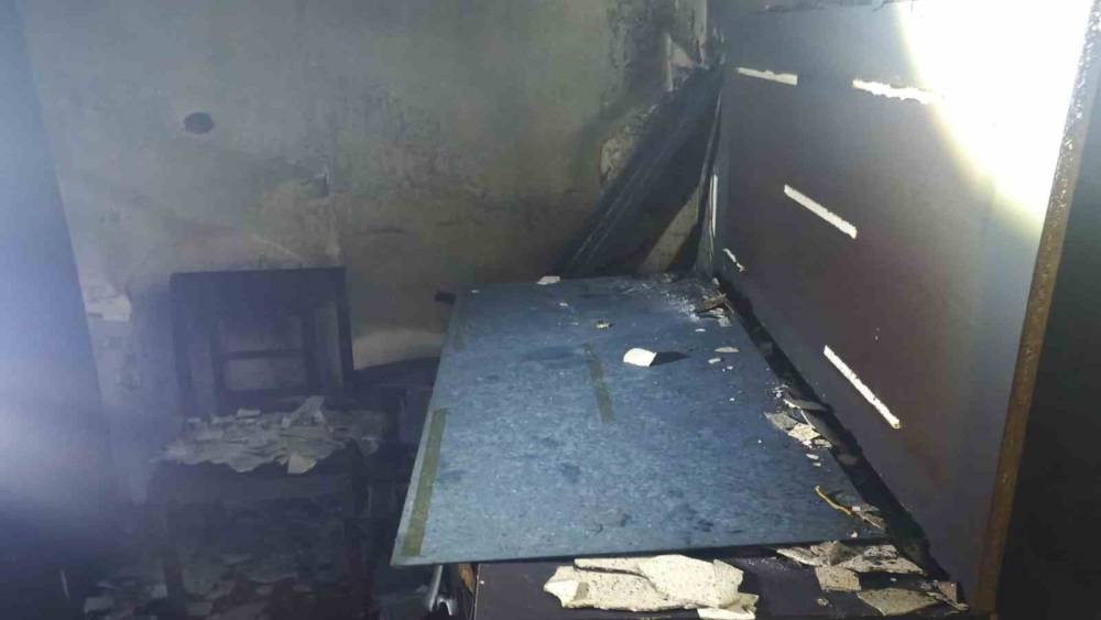 Iğdır&rsquo;da g&uuml;nl&uuml;k kiralık dairede yangın
