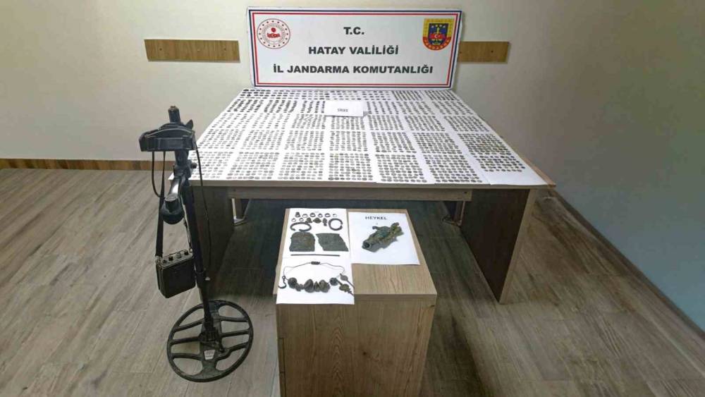 Hatay&rsquo;da tarihi eser operasyonu
