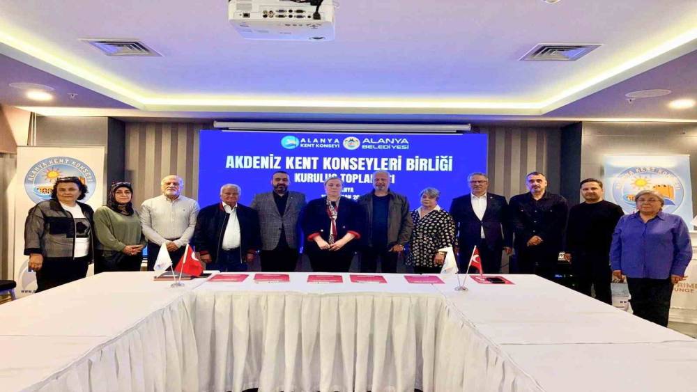 Akdeniz kent konseyleri birliği Alanya&rsquo;da kuruldu
