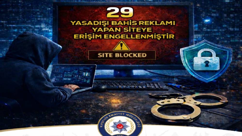 Kırşehir&rsquo;de 29 siteye erişim engeli
