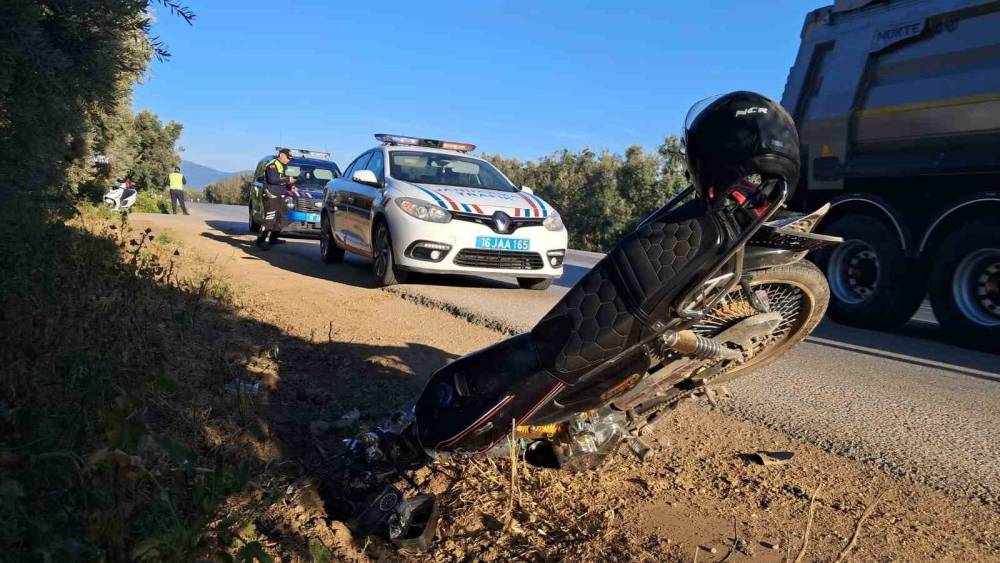 Bursa&rsquo;da motosiklet kazası: 1 yaralı
