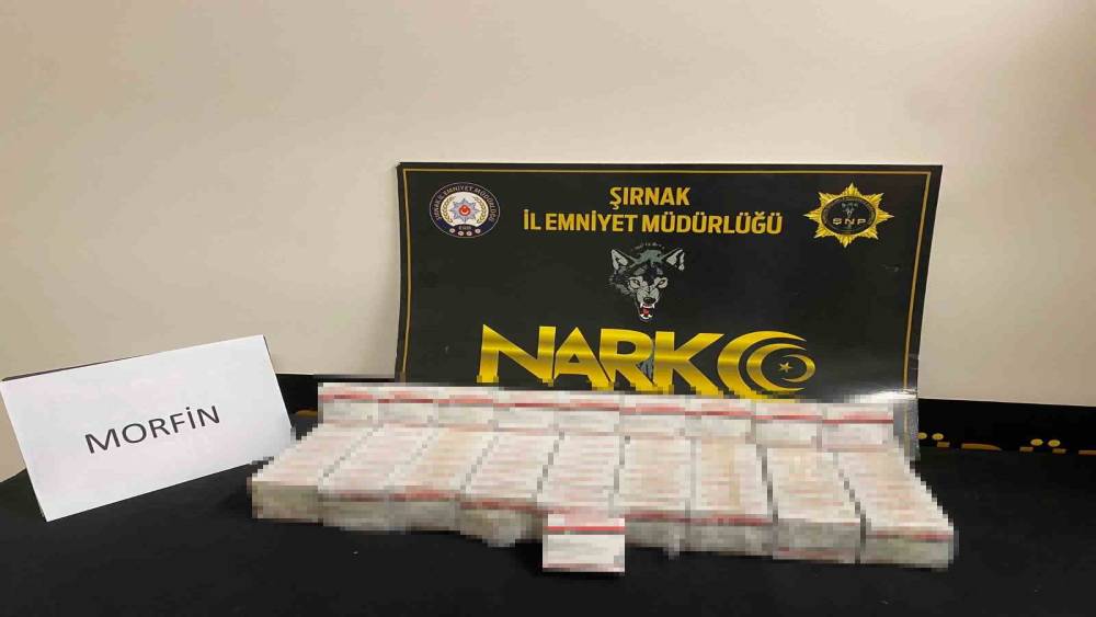 Şırnak&rsquo;ta 1 milyon 950 bin liralık ka&ccedil;ak &uuml;r&uuml;n ve uyuşturucu ele ge&ccedil;irildi: 6 tutuklama
