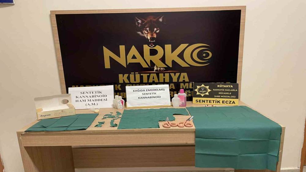 K&uuml;tahya&rsquo;da uyuşturucu operasyonu
