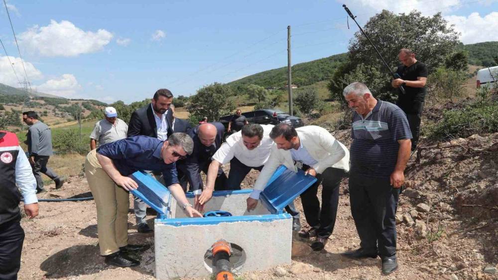 Amasya&rsquo;nın Direkli k&ouml;y&uuml;nde 19 hektar araziye basın&ccedil;lı sulama sistemi
