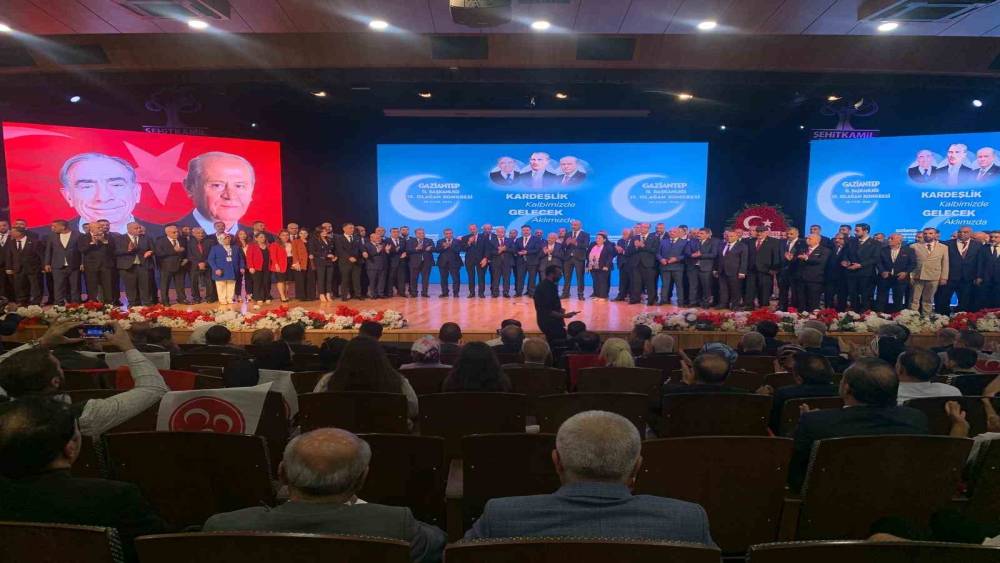 MHP Gaziantep İl Kongresi yapıldı: Mehmet Sait Kılı&ccedil; başkan se&ccedil;ildi
