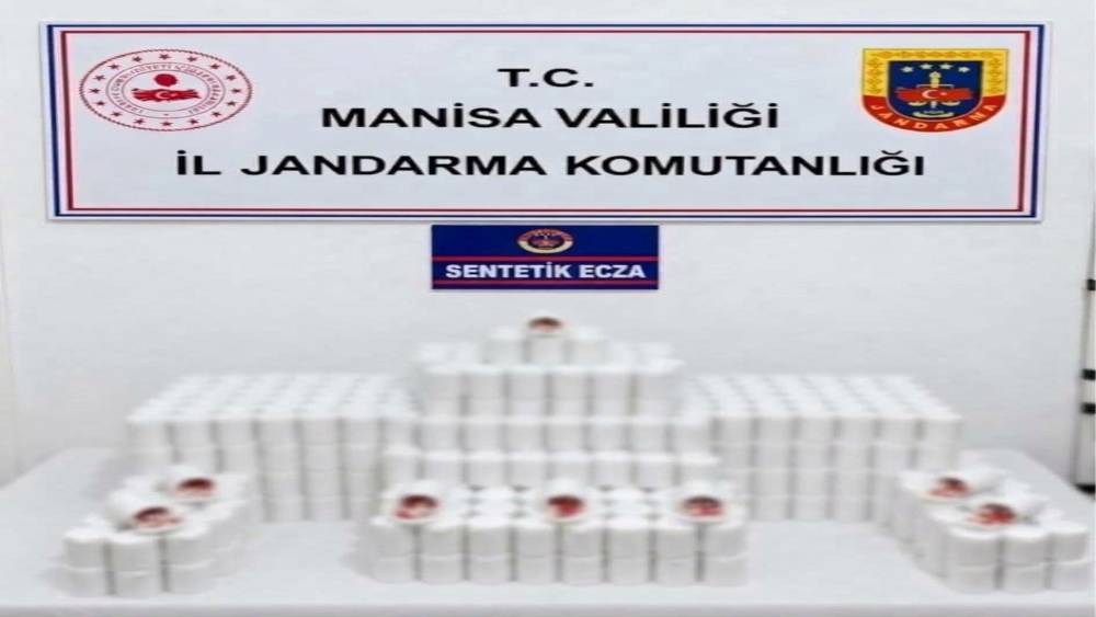 Manisa&rsquo;da 42 bin 534 sentetik hap ele ge&ccedil;irildi
