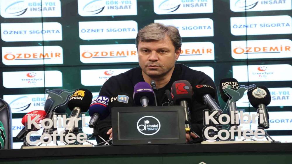 Kocaelispor’da Ertuğrul Sağlam istifa etti
