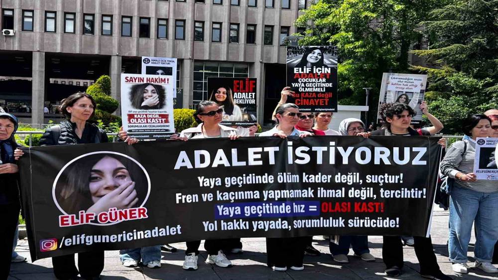 Ankara&rsquo;da yaya ge&ccedil;idinde otomobilin &ccedil;arpması ile hayatını kaybeden Elif&rsquo;in davasına devam edildi
