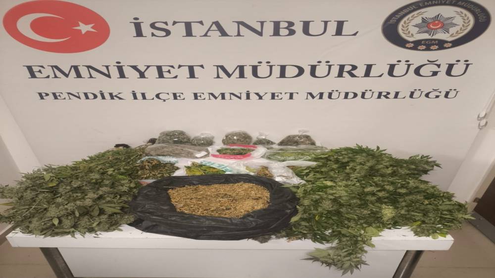 Pendik&rsquo;te uyuşturucu operasyonu: 10 kilo marihuana ele ge&ccedil;irildi
