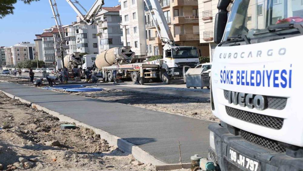 S&ouml;ke&rsquo;de Bisiklet ve Y&uuml;r&uuml;y&uuml;ş Yolu Projesi&rsquo;nde ikinci etap hızlandı
