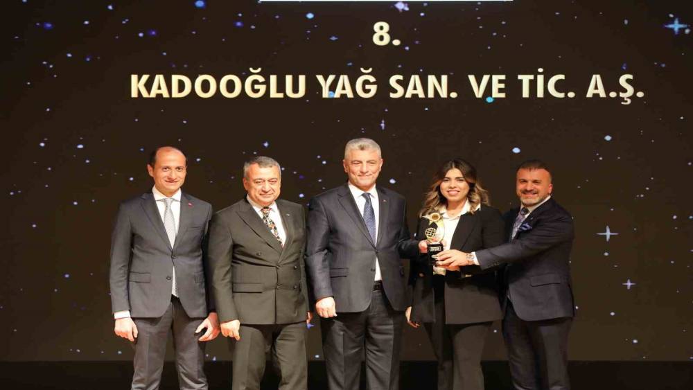 Kadooğlu Yağ’a ihracatın yıldızı ödülü
