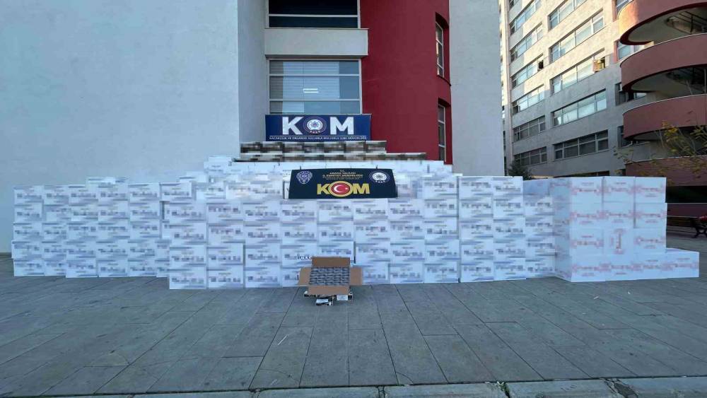 Adana’da 7 milyon 50 bin adet kaçak makaron ele geçirildi
