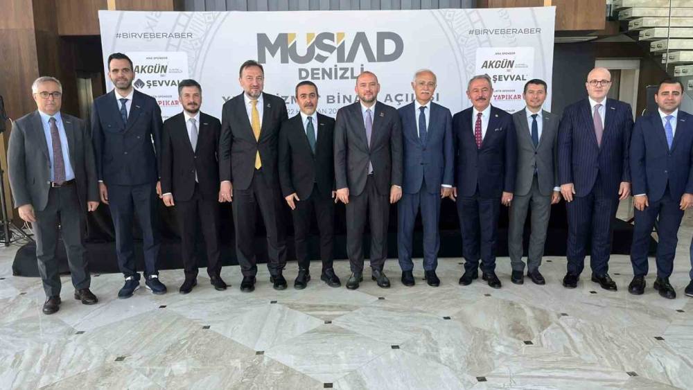 Muğla M&Uuml;SİAD, Denizli Şubesinin yeni hizmet binası a&ccedil;ılışına katıldı
