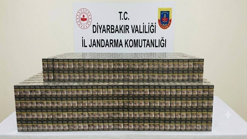 Diyarbakır&rsquo;da 14 bin 988 paket ka&ccedil;ak sigara ele ge&ccedil;irildi
