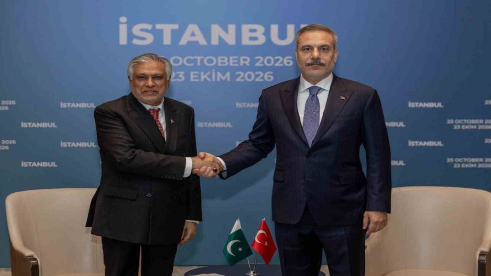 Bakan Fidan, Pakistanlı mevkidaşıyla g&ouml;r&uuml;şt&uuml;
