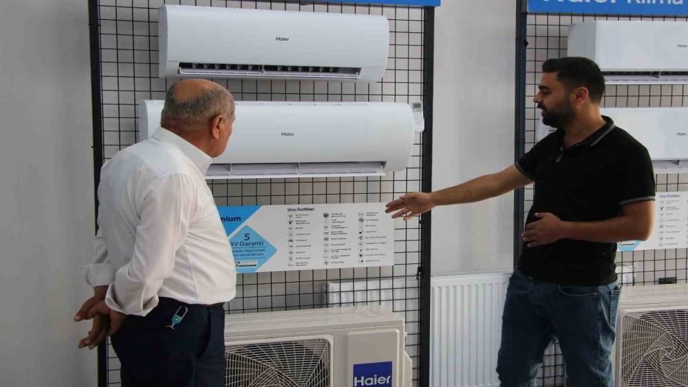 Van&rsquo;da kavurucu sıcaklar klima satışlarını artırdı
