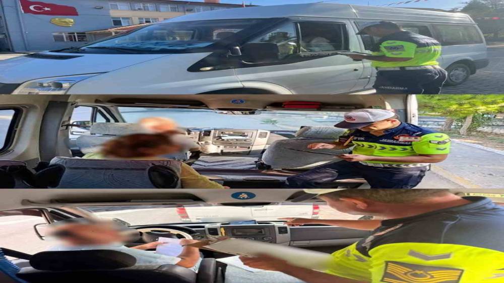Antalya&rsquo;da okul servislerine jandarma denetimi: 8 ara&ccedil; trafikten men edildi
