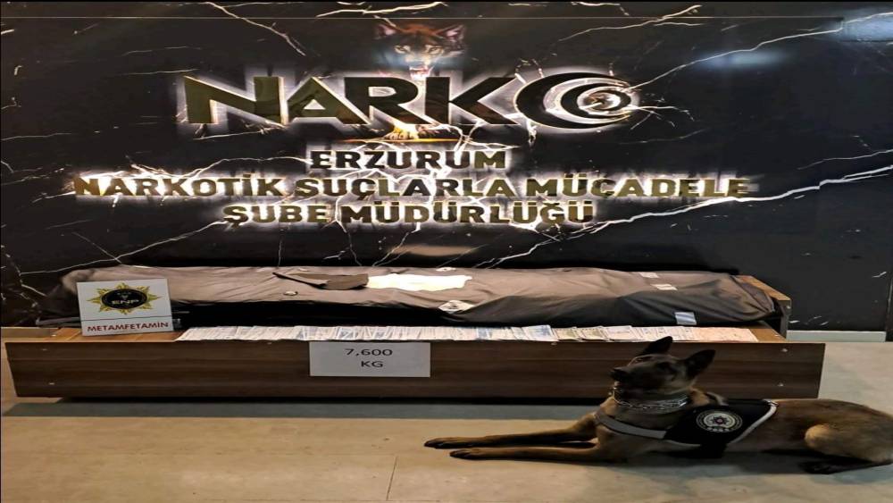 Erzurum’da narkotik operasyonu
