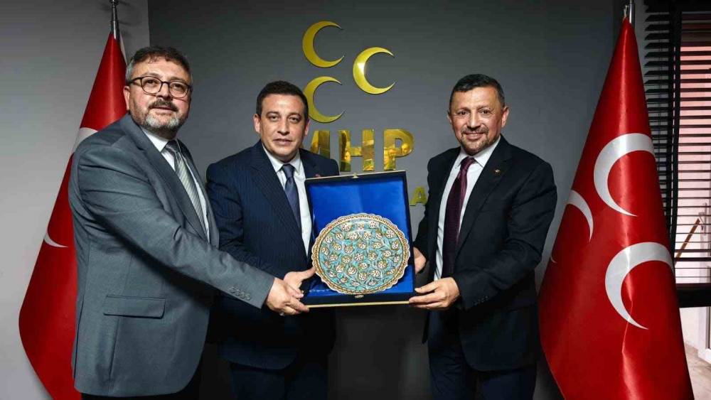 MHP K&uuml;tahya Milletvekili Erbaş&rsquo;tan İl Başkanı &Ouml;zkan&rsquo;a ziyaret
