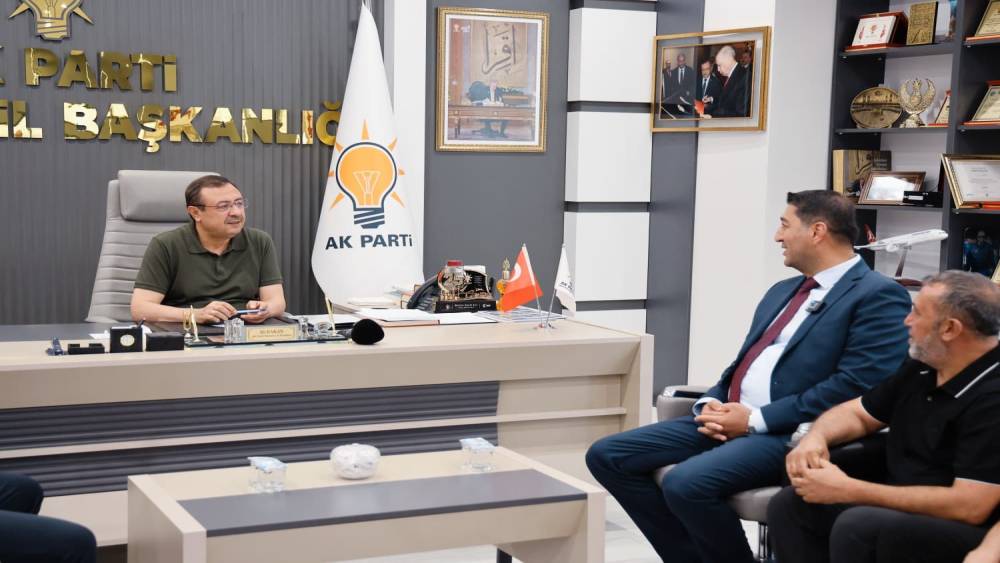 MTSO Başkan Adayı Boyraz&rsquo;dan AK Parti İl Başkanı Bakan&rsquo;a ziyaret

