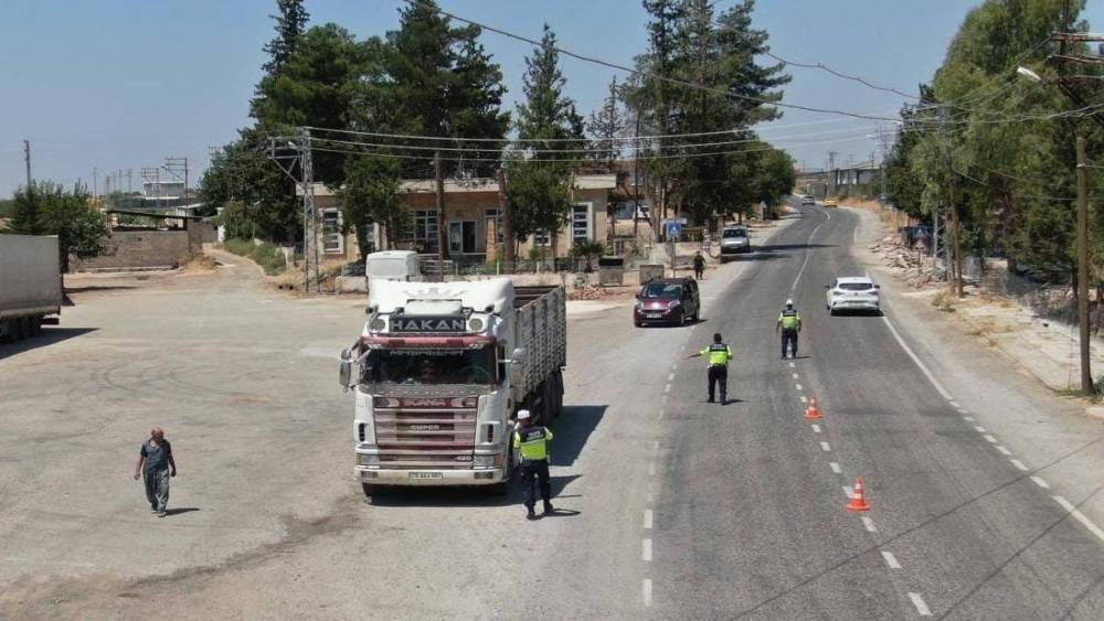 Kilis&rsquo;te dron destekli trafik denetimi
