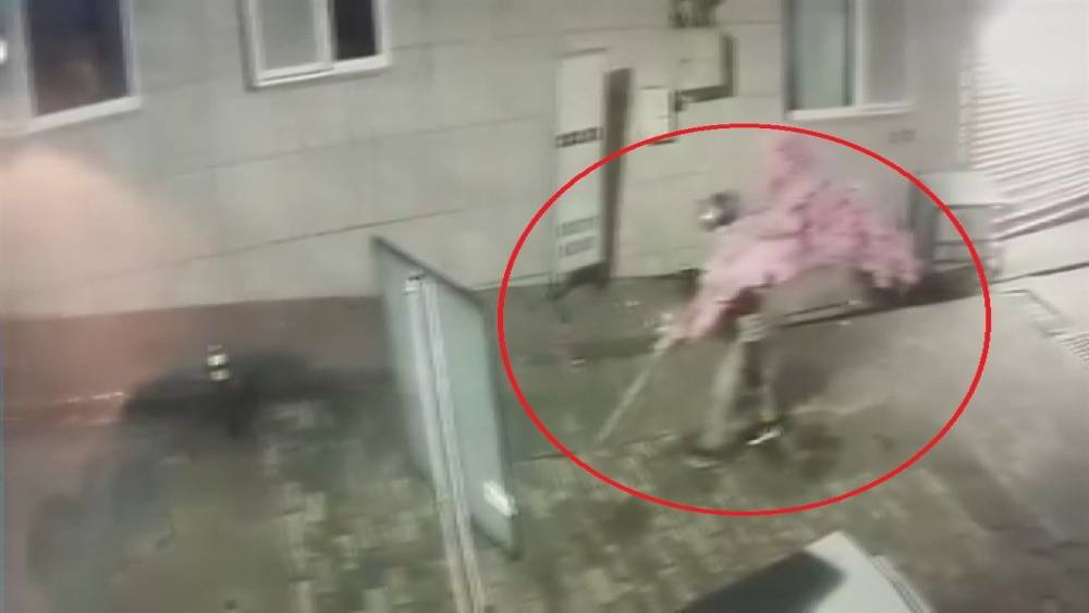 &lsquo;Bir kafeden daha fazlası&rsquo; yazısını fark etti, ağacı sırtlayıp gitti O anlar kamerada
