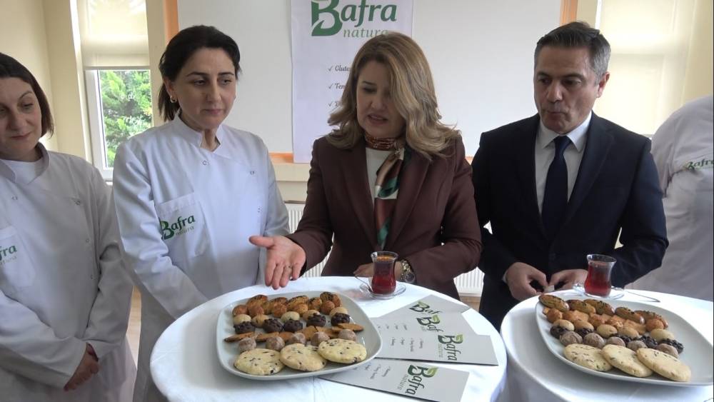 Bafra&rsquo;da kadınlardan gl&uuml;tensiz &uuml;retim atağı
