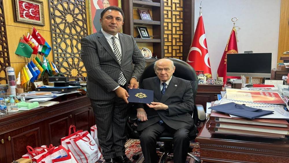 Başkan Cengiz&rsquo;den MHP Genel Merkezine ziyaret
