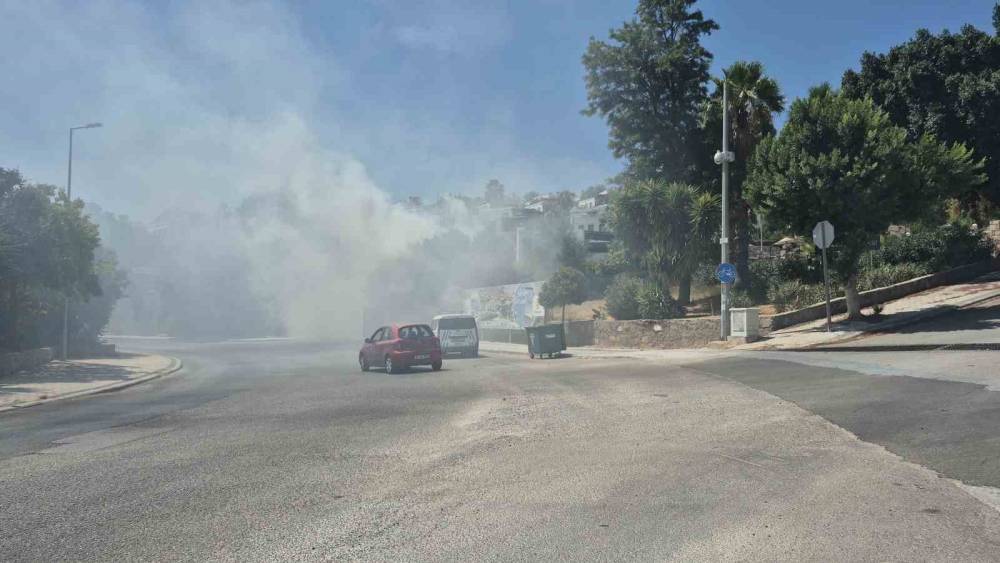 Bodrum&rsquo;daki yangın b&uuml;y&uuml;meden s&ouml;nd&uuml;r&uuml;ld&uuml;
