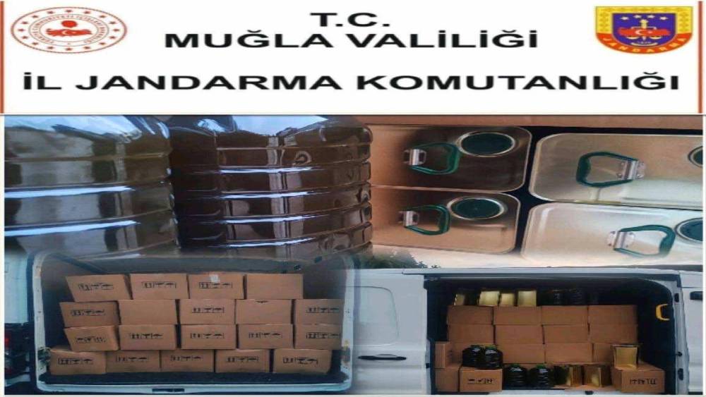 Muğla’da bin 520 litre sahte zeytinyağı ele geçirildi
