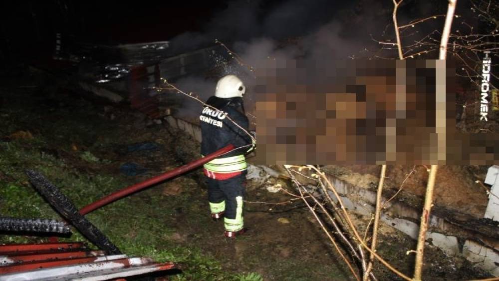 Ordu&rsquo;da ahır yangını: 27 b&uuml;y&uuml;kbaş hayvan telef oldu
